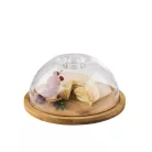 Platou lemn cu capac 20.5cm
