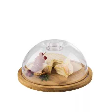 Platou lemn cu capac 20.5cm