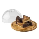 Platou lemn cu capac 20.5cm