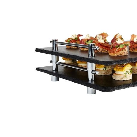 Platou ardezie cu manere 53x32.5cm