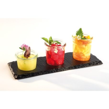 Platou ardezie cu amprenta 28x10cm