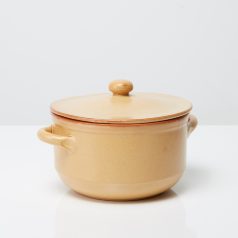 Oala ceramica termo tabac 24 cm, 2 manere, De Silva