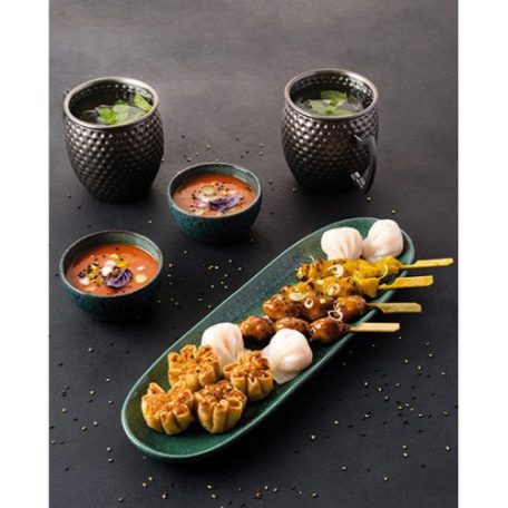 Bol ceramic termorezistent 9cm Verde