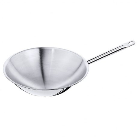 Wok inox 36 cm baza rotunda