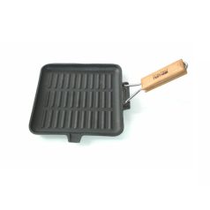 Tigaie fonta grill patrata 24cm