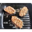 Tigaie fonta grill patrata 24cm