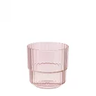 Pahar Tritan 220ml LINEA Roz translucid