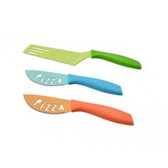 Set 3 cutite pizza pentru taiere si servire 