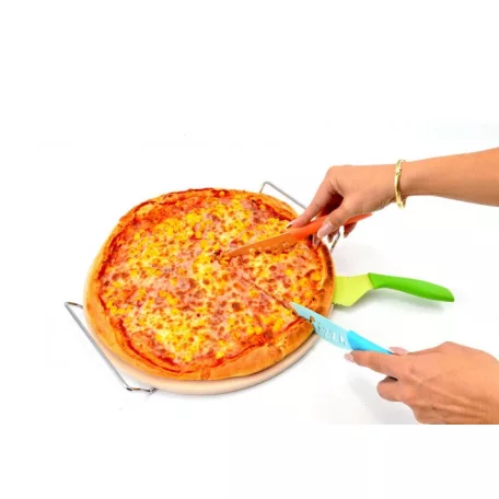 Set 3 cutite pizza pentru taiere si servire 