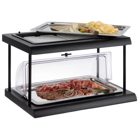 Bufet rece 2 x GN1/1 negru Fresh