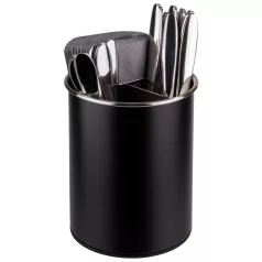 Suport tacamuri inox rotativ negru