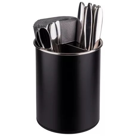 Suport tacamuri inox rotativ negru