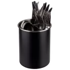 Suport tacamuri inox rotativ negru