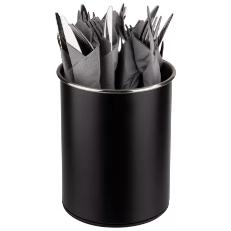 Suport tacamuri inox rotativ negru
