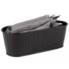 Suport tacamuri inox Utensilo negru