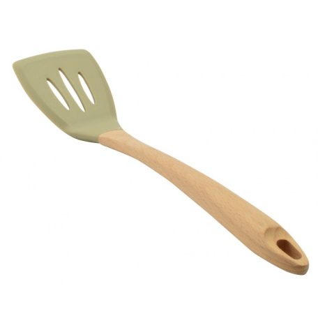 Paleta perforata carne silicon maner de lemn