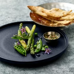 Farfurie intinsa cu relief 27cm linia Nara Black