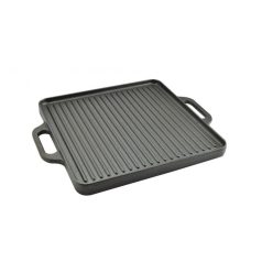 Placa grill din fonta cu 2 fete