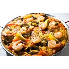 Tigaie paella din otel lustruit 38cm