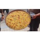 Tigaie paella din otel lustruit 80cm