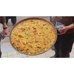 Tigaie paella din otel lustruit 80cm