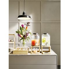 Dispenser bauturi 7l pe stand de lemn Valo