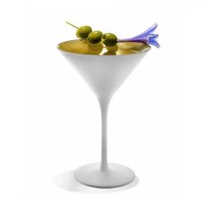 Pahar Martini Alb mat Auriu 240ml Stolzle