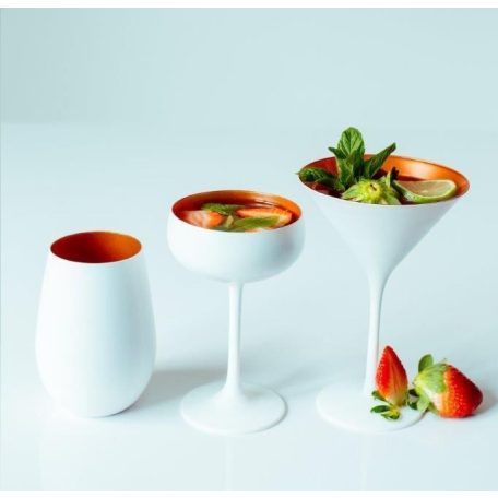 Pahar Martini Alb mat Bronz 240ml Stolzle