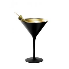 Pahar Martini Negru mat Auriu 240ml Stolzle