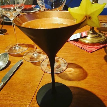 Pahar Martini Negru mat Auriu 240ml Stolzle