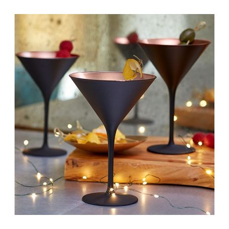 Pahar Martini Negru mat Bronz 240ml Stolzle