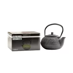 Ceainic fonta cu infuzor 600ml gri