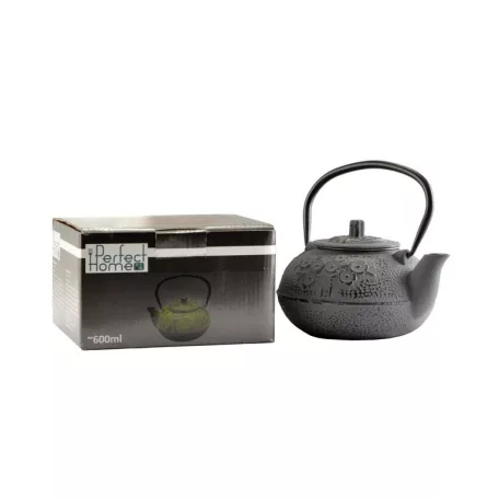 Ceainic fonta cu infuzor 600ml gri