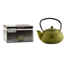 Ceainic fonta cu infuzor 600ml verde