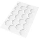 Sablon plastic forma cerc ondulat 4.5cm