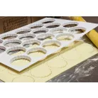 Sablon plastic forma cerc ondulat 4.5cm