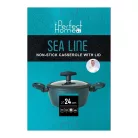 Oala cu capac 24cm 4l Sea Line
