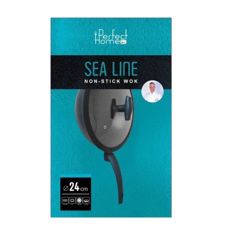 Wok cu capac 24cm Sea Line
