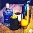 Pahar tumbler 380ml Stolzle Power negru mat auriu
