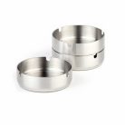 Scrumiera inox Ø 10cm 