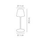 Lampa de masa MERLE cupru