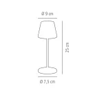 Lampa de masa MERLE MINI crem