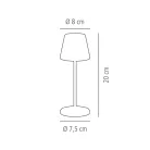 Lampa de masa MERLE MICRO auriu