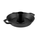 Tigaie fonta pentru pui la gratar 28cm