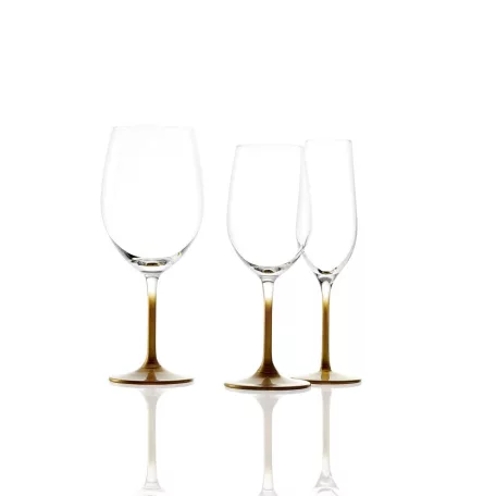 Pahar vin alb 360ml auriu Stolzle Event