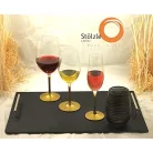 Pahar Bordeaux 640ml auriu Stolzle Event