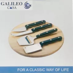 Set 4 cutite branza si platou degustare Fromage