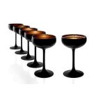 Cupa sampanie 230ml Stolzle Olympic Negru (mat) Auriu