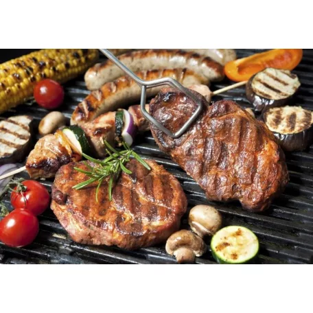 Cleste gratar pentru carne cu maner silicon