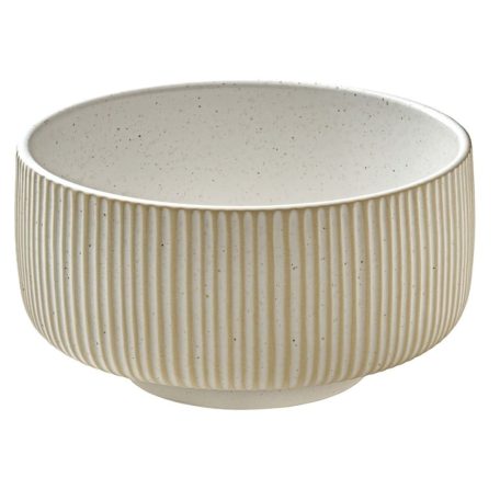 Bol rotund cu relief 15cm linia Nara White